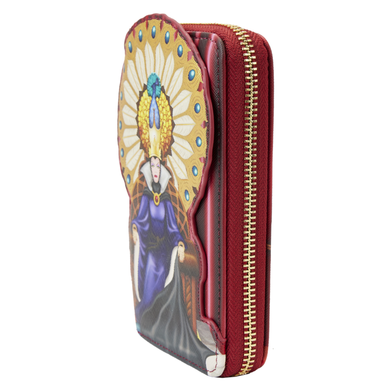 Loungefly Disney Snow White Evil Queen Throne Zip Around Wallet Loungefly Disney Snow White Evil Queen Throne Zip Around Wallet