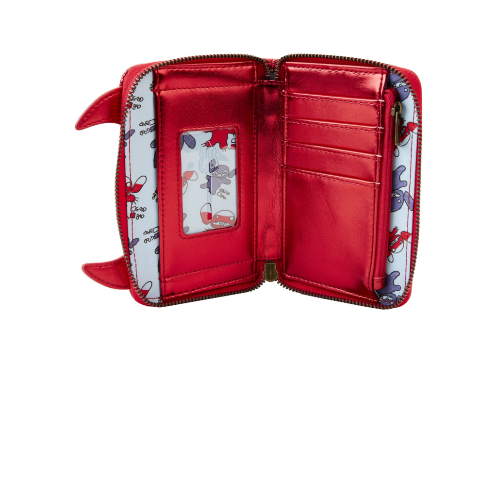 Stitch Devil Lilo & Stitch Disney Loungefly Zip Around Wallet Stitch Devil Lilo & Stitch Disney Loungefly Zip Around Wallet