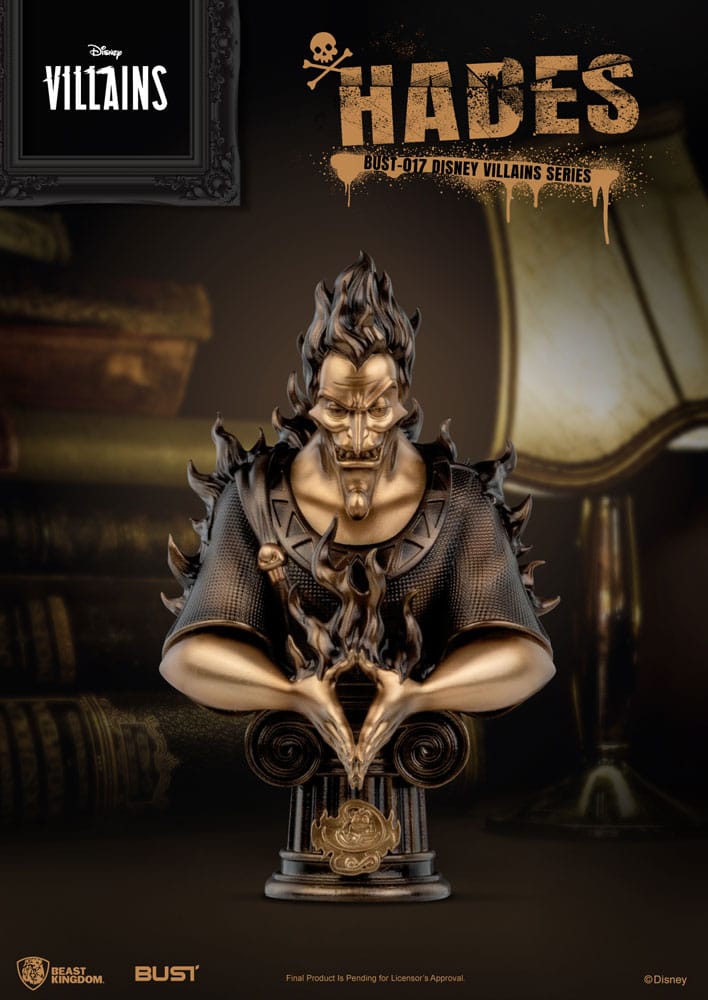 Beast Kingdom Disney Villains Series PVC Bust Hades 16 cm Beast Kingdom Disney Villains Series PVC Bust Hades 16 cm
