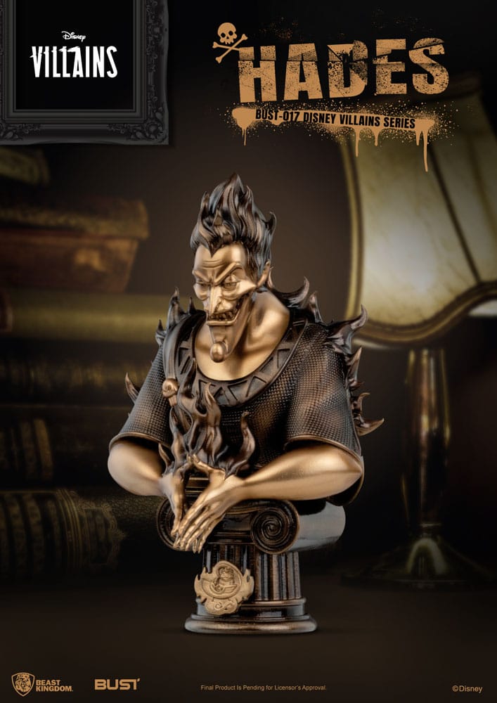 Beast Kingdom Disney Villains Series PVC Bust Hades 16 cm Beast Kingdom Disney Villains Series PVC Bust Hades 16 cm