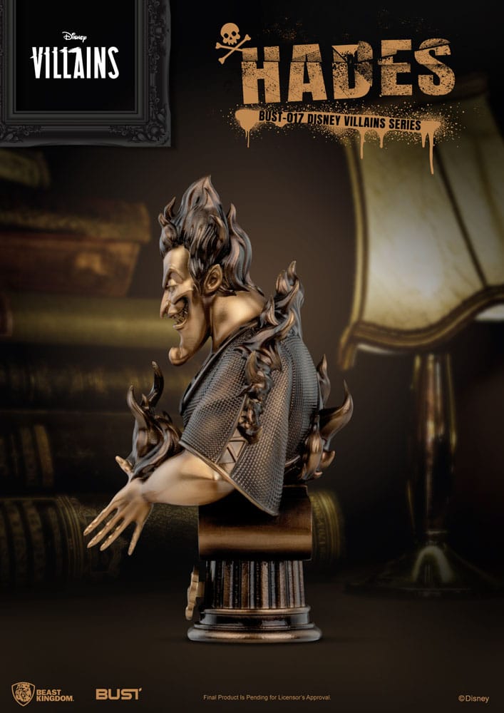 Beast Kingdom Disney Villains Series PVC Bust Hades 16 cm Beast Kingdom Disney Villains Series PVC Bust Hades 16 cm