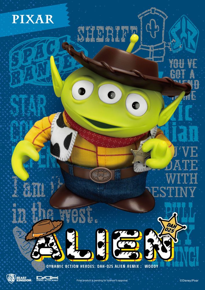 Beast Kingdom Toy Story Dynamic 8ction Heroes Action Figure Alien Remix Woody 16 cm Beast Kingdom Toy Story Dynamic 8ction Heroes Action Figure Alien Remix Woody 16 cm