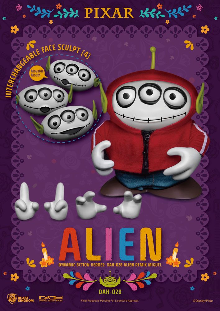 Beast Kingdom Toy Story Dynamic 8ction Heroes Action Figure Alien Remix Miguel (Coco) 16 cm Beast Kingdom Toy Story Dynamic 8ction Heroes Action Figure Alien Remix Miguel (Coco) 16 cm