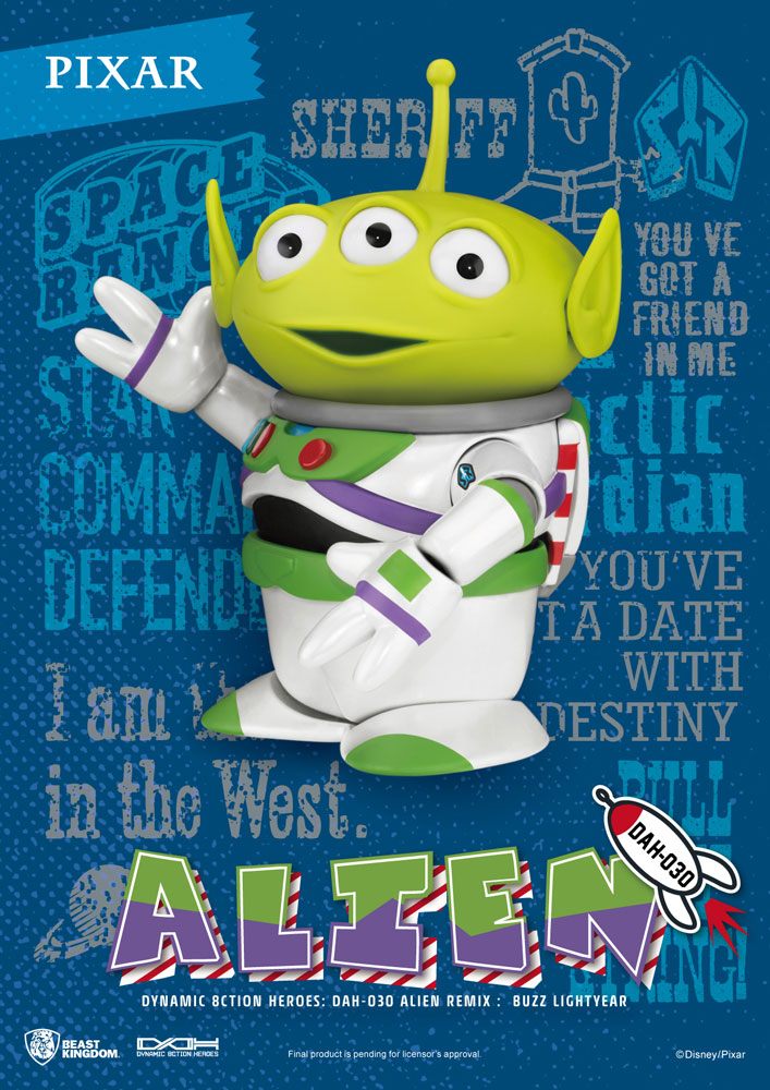 Beast Kingdom Toy Story Dynamic 8ction Heroes Action Figure Alien Remix Buzz Lightyear 16 cm Beast Kingdom Toy Story Dynamic 8ction Heroes Action Figure Alien Remix Buzz Lightyear 16 cm