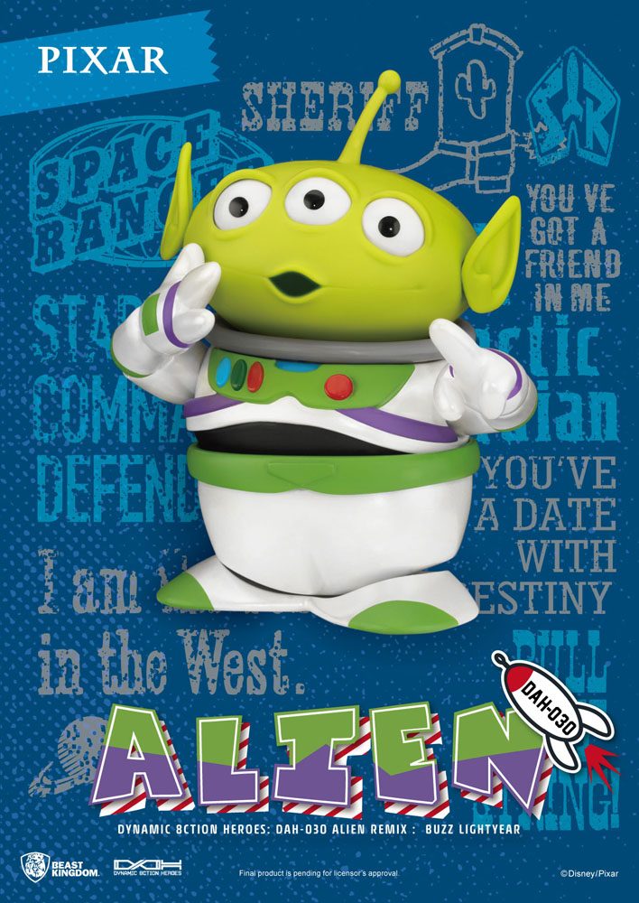 Beast Kingdom Toy Story Dynamic 8ction Heroes Action Figure Alien Remix Buzz Lightyear 16 cm Beast Kingdom Toy Story Dynamic 8ction Heroes Action Figure Alien Remix Buzz Lightyear 16 cm