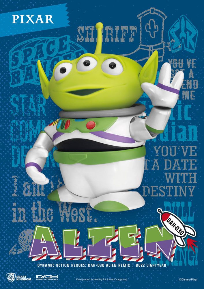 Beast Kingdom Toy Story Dynamic 8ction Heroes Action Figure Alien Remix Buzz Lightyear 16 cm Beast Kingdom Toy Story Dynamic 8ction Heroes Action Figure Alien Remix Buzz Lightyear 16 cm