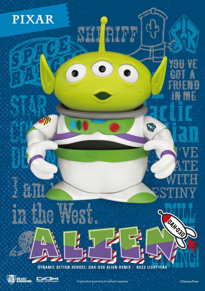 Beast Kingdom Toy Story Dynamic 8ction Heroes Action Figure Alien Remix Buzz Lightyear 16 cm Beast Kingdom Toy Story Dynamic 8ction Heroes Action Figure Alien Remix Buzz Lightyear 16 cm