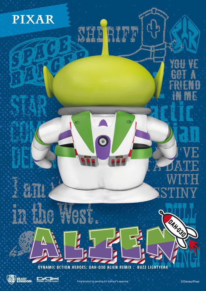 Beast Kingdom Toy Story Dynamic 8ction Heroes Action Figure Alien Remix Buzz Lightyear 16 cm Beast Kingdom Toy Story Dynamic 8ction Heroes Action Figure Alien Remix Buzz Lightyear 16 cm
