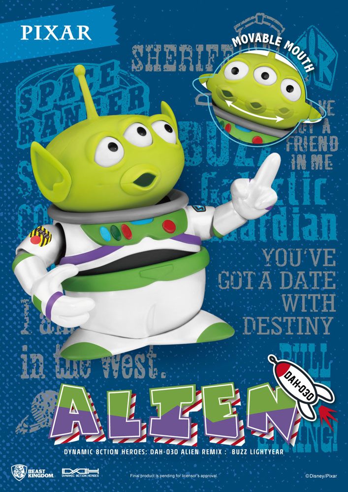 Beast Kingdom Toy Story Dynamic 8ction Heroes Action Figure Alien Remix Buzz Lightyear 16 cm Beast Kingdom Toy Story Dynamic 8ction Heroes Action Figure Alien Remix Buzz Lightyear 16 cm