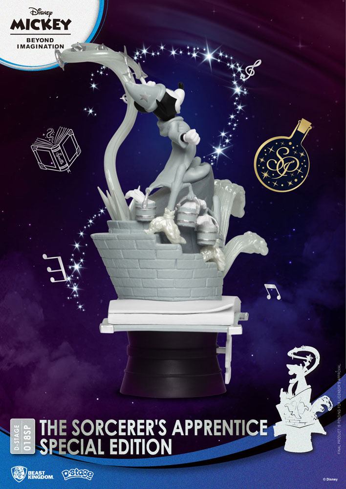 Beast Kingdom Mickey Beyond Imagination D-Stage PVC Diorama The Sorcerer's Apprentice Special Edition 15 cm Beast Kingdom Mickey Beyond Imagination D-Stage PVC Diorama The Sorcerer's Apprentice Special Edition 15 cm