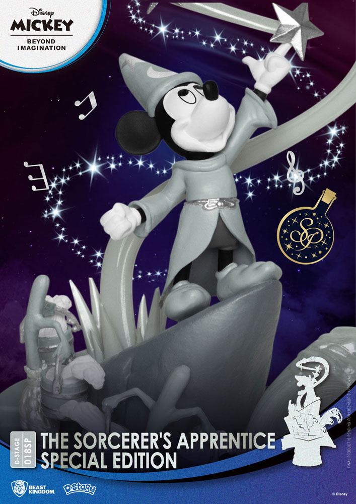 Beast Kingdom Mickey Beyond Imagination D-Stage PVC Diorama The Sorcerer's Apprentice Special Edition 15 cm Beast Kingdom Mickey Beyond Imagination D-Stage PVC Diorama The Sorcerer's Apprentice Special Edition 15 cm