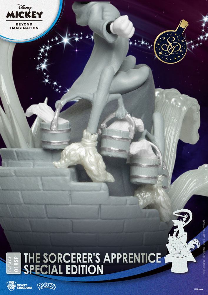 Beast Kingdom Mickey Beyond Imagination D-Stage PVC Diorama The Sorcerer's Apprentice Special Edition 15 cm Beast Kingdom Mickey Beyond Imagination D-Stage PVC Diorama The Sorcerer's Apprentice Special Edition 15 cm
