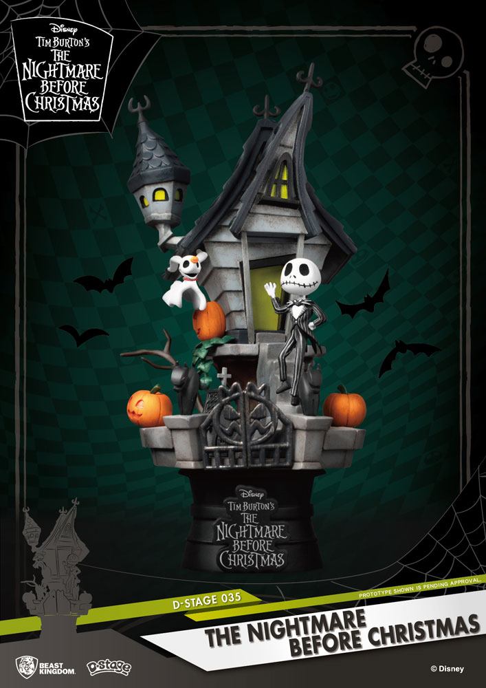 Beast Kingdom Nightmare before Christmas D-Stage PVC Diorama Jack's Haunted House 15 cm Beast Kingdom Nightmare before Christmas D-Stage PVC Diorama Jack's Haunted House 15 cm