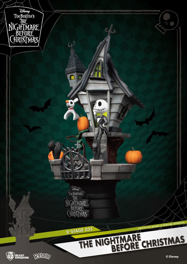 Beast Kingdom Nightmare before Christmas D-Stage PVC Diorama Jack's Haunted House 15 cm Beast Kingdom Nightmare before Christmas D-Stage PVC Diorama Jack's Haunted House 15 cm