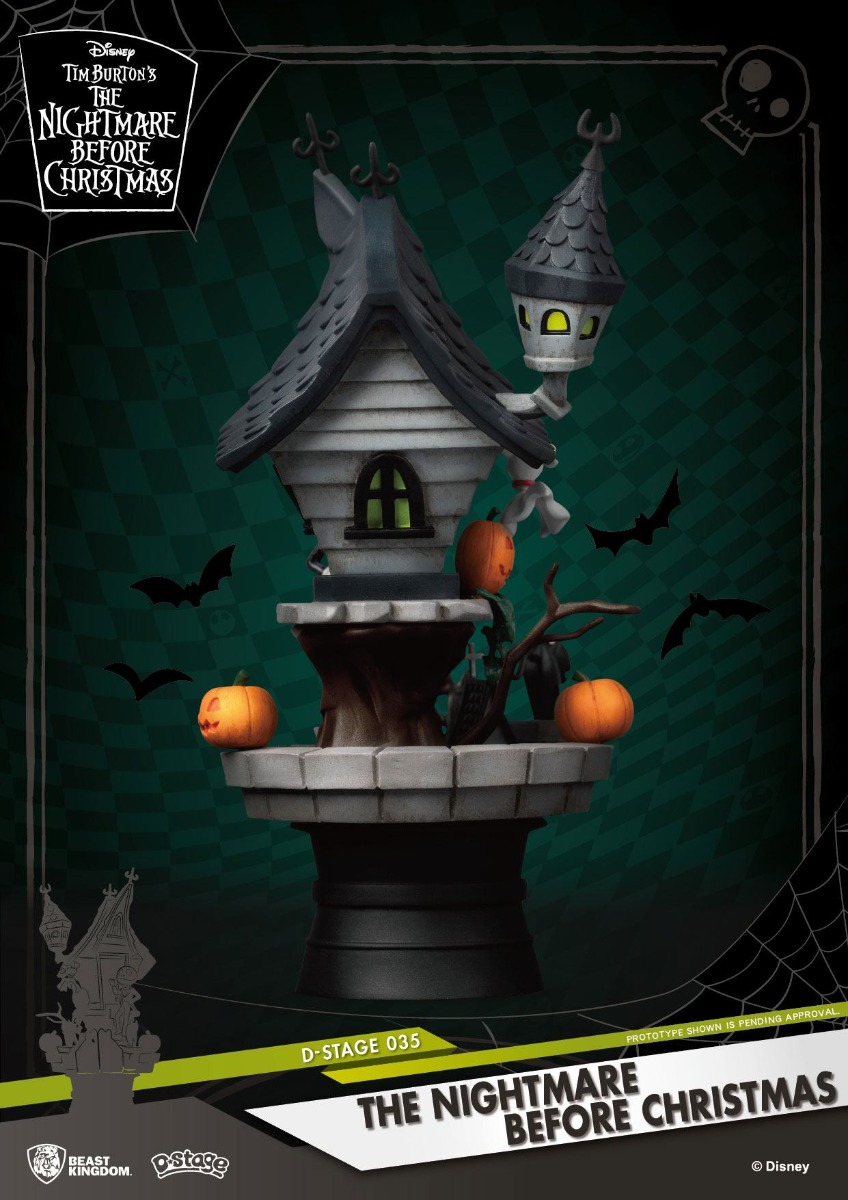 Beast Kingdom Nightmare before Christmas D-Stage PVC Diorama Jack's Haunted House 15 cm Beast Kingdom Nightmare before Christmas D-Stage PVC Diorama Jack's Haunted House 15 cm