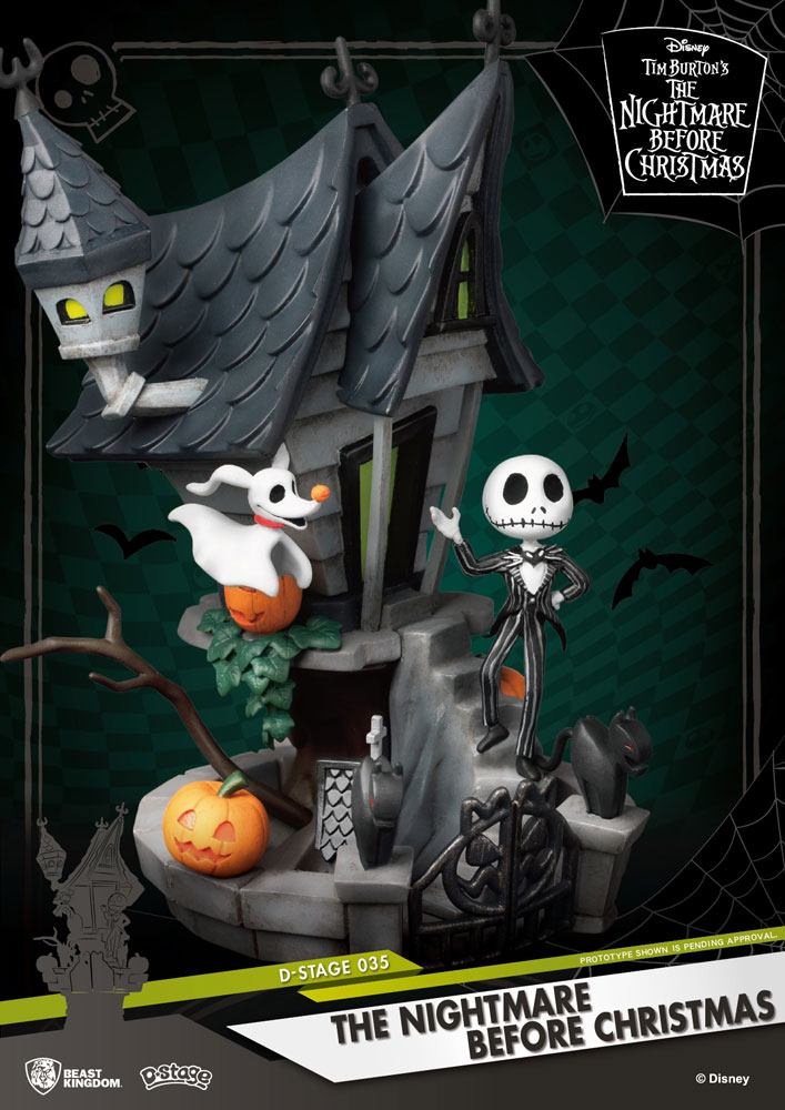 Beast Kingdom Nightmare before Christmas D-Stage PVC Diorama Jack's Haunted House 15 cm Beast Kingdom Nightmare before Christmas D-Stage PVC Diorama Jack's Haunted House 15 cm