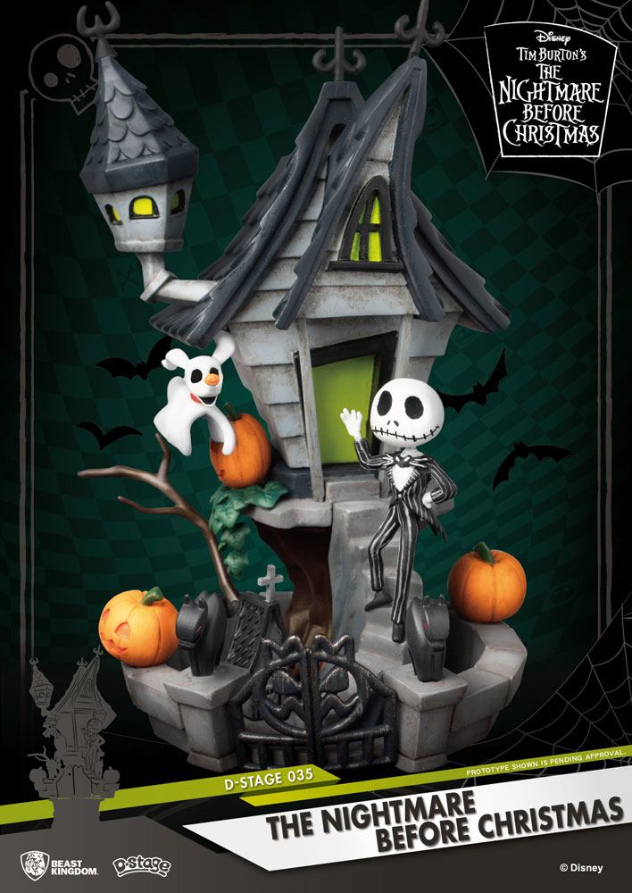 Beast Kingdom Nightmare before Christmas D-Stage PVC Diorama Jack's Haunted House 15 cm Beast Kingdom Nightmare before Christmas D-Stage PVC Diorama Jack's Haunted House 15 cm