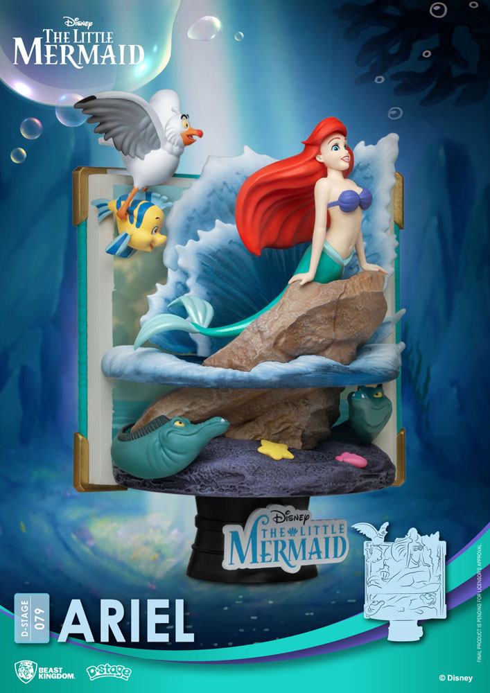Beast Kingdom Disney Story Book Series D-Stage PVC Diorama Ariel New Version 15 cm Beast Kingdom Disney Story Book Series D-Stage PVC Diorama Ariel New Version 15 cm