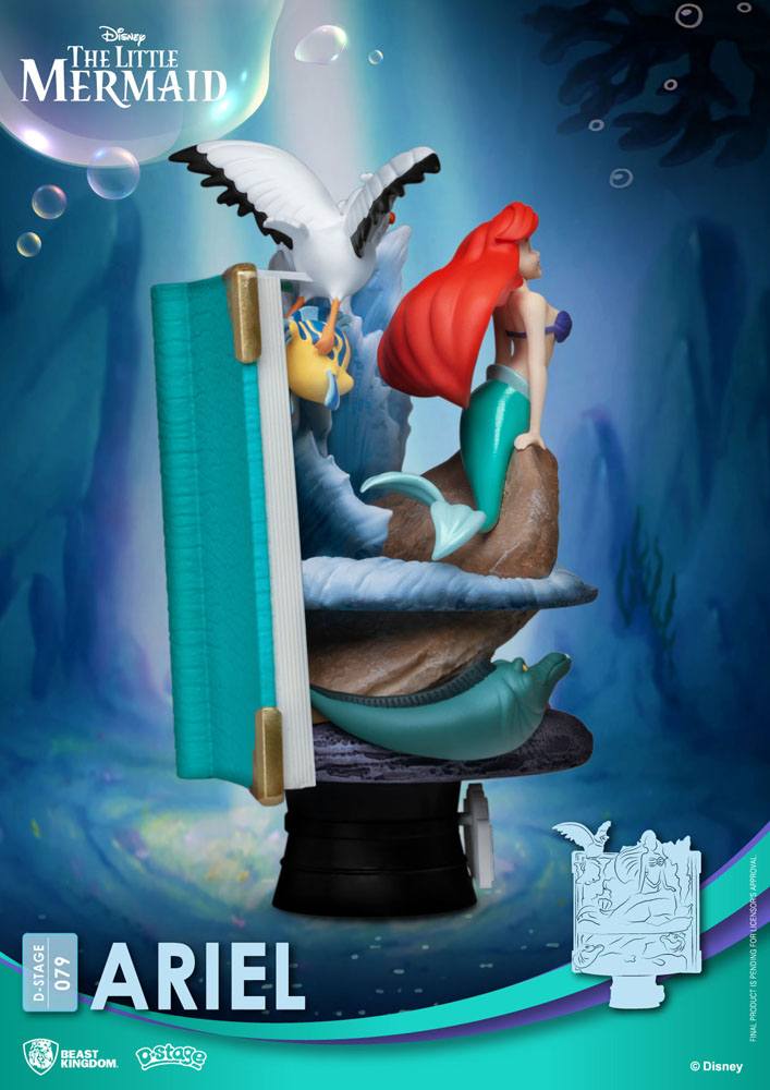 Beast Kingdom Disney Story Book Series D-Stage PVC Diorama Ariel New Version 15 cm Beast Kingdom Disney Story Book Series D-Stage PVC Diorama Ariel New Version 15 cm