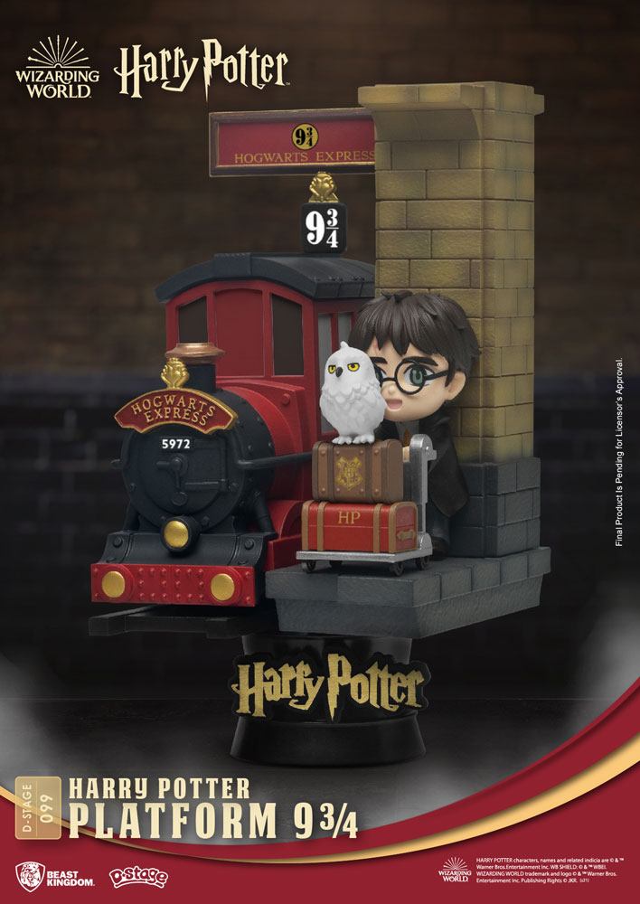 Beast Kingdom Harry Potter D-Stage PVC Diorama Platform 9 3/4 New Version 15 cm Beast Kingdom Harry Potter D-Stage PVC Diorama Platform 9 3/4 New Version 15 cm