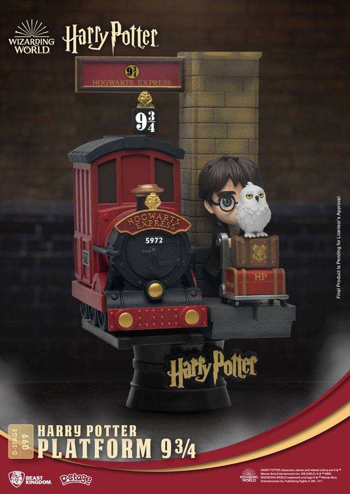 Beast Kingdom Harry Potter D-Stage PVC Diorama Platform 9 3/4 New Version 15 cm Beast Kingdom Harry Potter D-Stage PVC Diorama Platform 9 3/4 New Version 15 cm