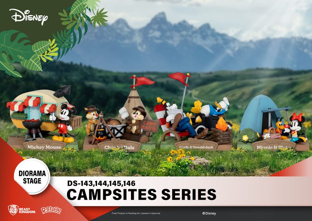 Beast Kingdom Disney D-Stage Campsite Series PVC Diorama Chip & Dale 10 cm Beast Kingdom Disney D-Stage Campsite Series PVC Diorama Chip & Dale 10 cm