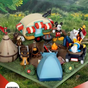 Beast Kingdom Disney D-Stage Campsite Series PVC Diorama Chip & Dale 10 cm