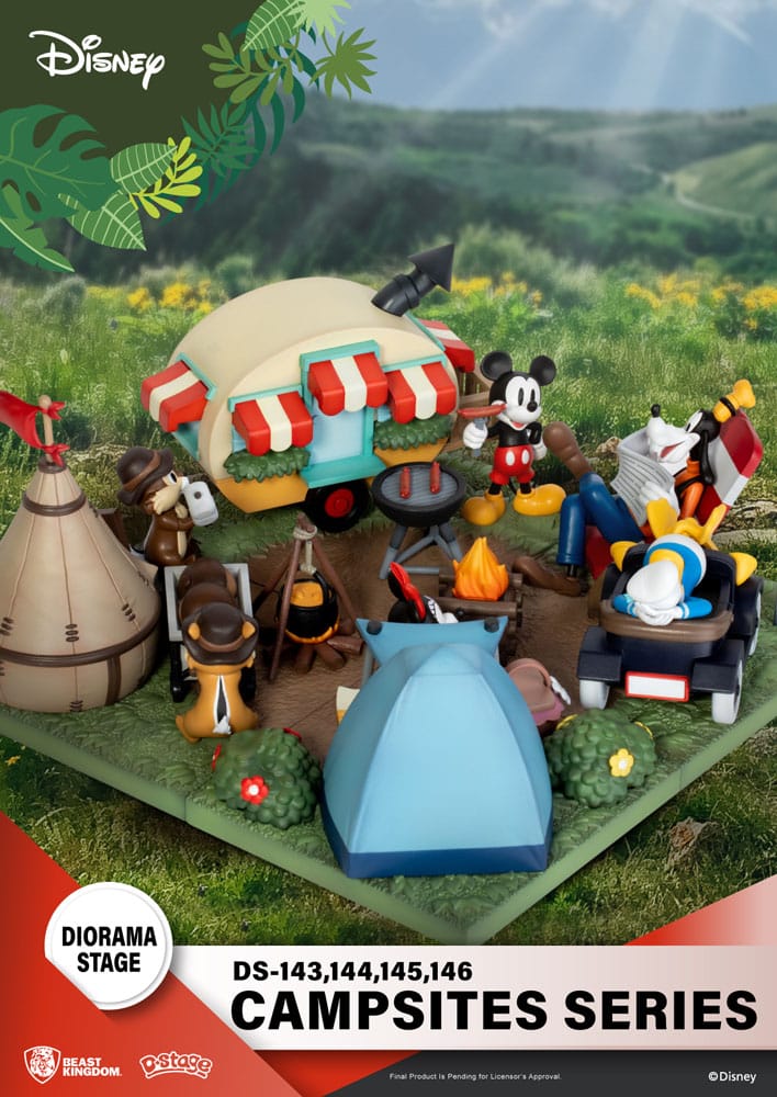 Beast Kingdom Disney D-Stage Campsite Series PVC Diorama Chip & Dale 10 cm Beast Kingdom Disney D-Stage Campsite Series PVC Diorama Chip & Dale 10 cm