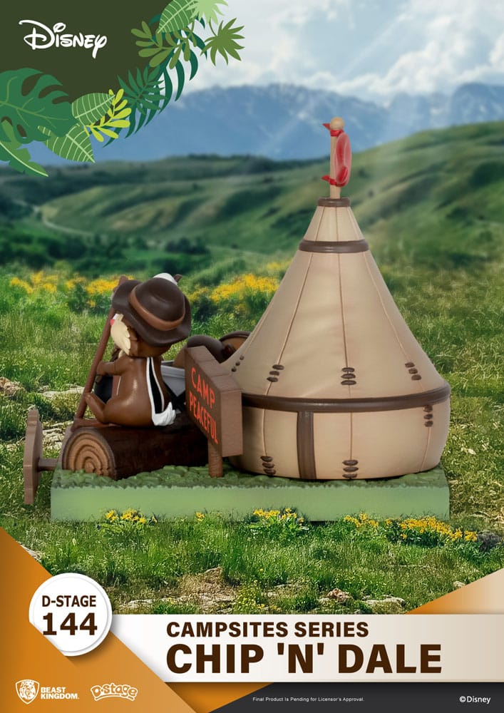 Beast Kingdom Disney D-Stage Campsite Series PVC Diorama Chip & Dale 10 cm Beast Kingdom Disney D-Stage Campsite Series PVC Diorama Chip & Dale 10 cm
