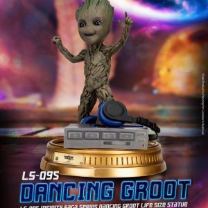 Beast Kingdom Master Craft Guardians of the Galaxy 2 Life-Size Statue Dancing Groot heo EU Exclusive 32 cm