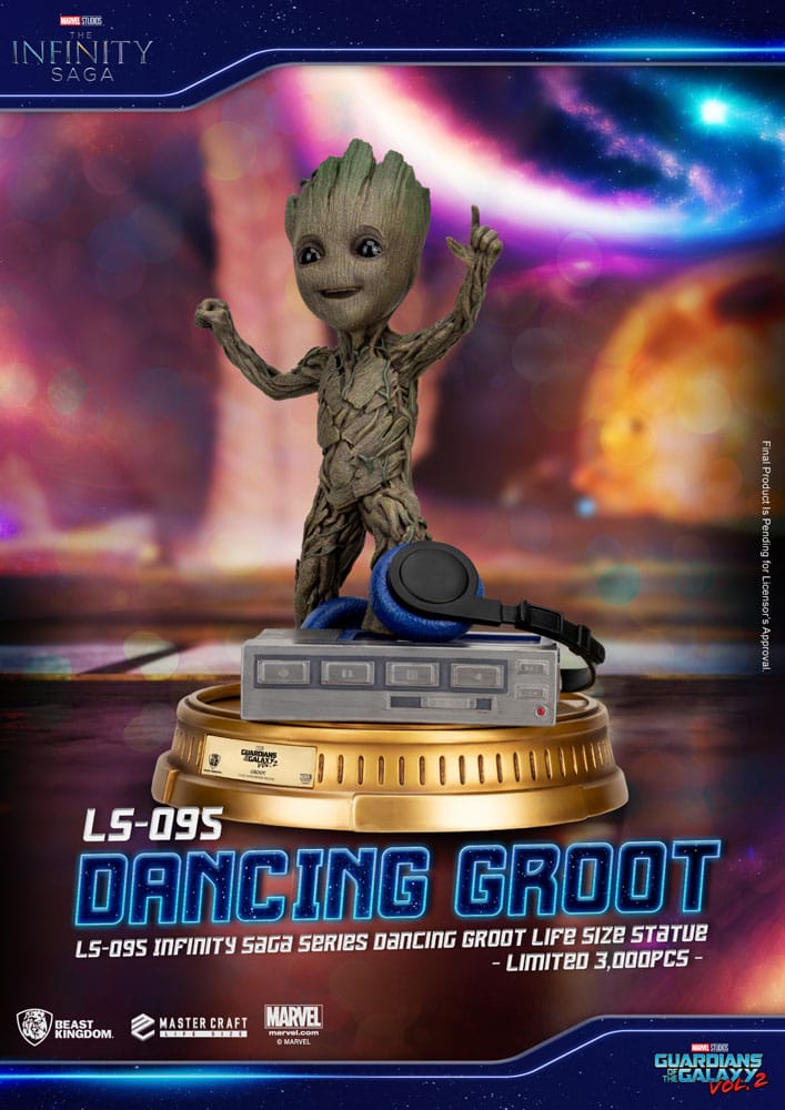 Beast Kingdom Master Craft Guardians of the Galaxy 2 Life-Size Statue Dancing Groot heo EU Exclusive 32 cm Beast Kingdom Master Craft Guardians of the Galaxy 2 Life-Size Statue Dancing Groot heo EU Exclusive 32 cm