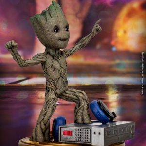 Beast Kingdom Master Craft Guardians of the Galaxy 2 Life-Size Statue Dancing Groot heo EU Exclusive 32 cm