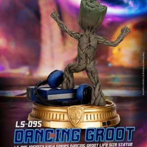 Beast Kingdom Master Craft Guardians of the Galaxy 2 Life-Size Statue Dancing Groot heo EU Exclusive 32 cm