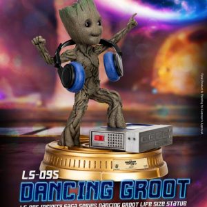 Beast Kingdom Master Craft Guardians of the Galaxy 2 Life-Size Statue Dancing Groot heo EU Exclusive 32 cm