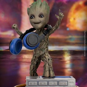 Beast Kingdom Master Craft Guardians of the Galaxy 2 Life-Size Statue Dancing Groot heo EU Exclusive 32 cm
