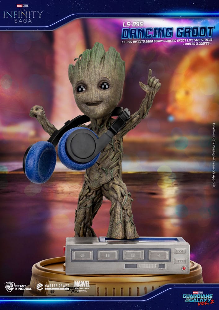 Beast Kingdom Master Craft Guardians of the Galaxy 2 Life-Size Statue Dancing Groot heo EU Exclusive 32 cm Beast Kingdom Master Craft Guardians of the Galaxy 2 Life-Size Statue Dancing Groot heo EU Exclusive 32 cm