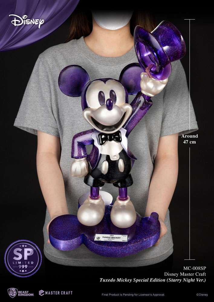 Beast Kingdom Mickey Mouse Master Craft Statue 1/4 Tuxedo Mickey Special Edition Starry Night Ver. 47 cm Beast Kingdom Mickey Mouse Master Craft Statue 1/4 Tuxedo Mickey Special Edition Starry Night Ver. 47 cm