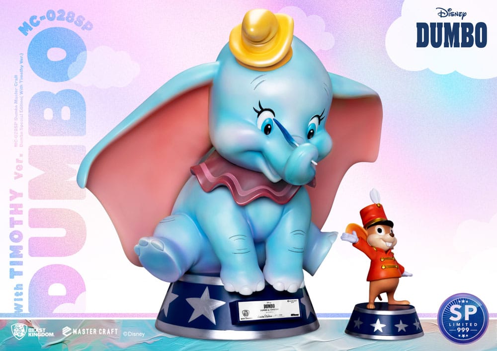 Beast Kingdom Dumbo Master Craft Statue Dumbo Special Edition (With Timothy Version) 32 cm
