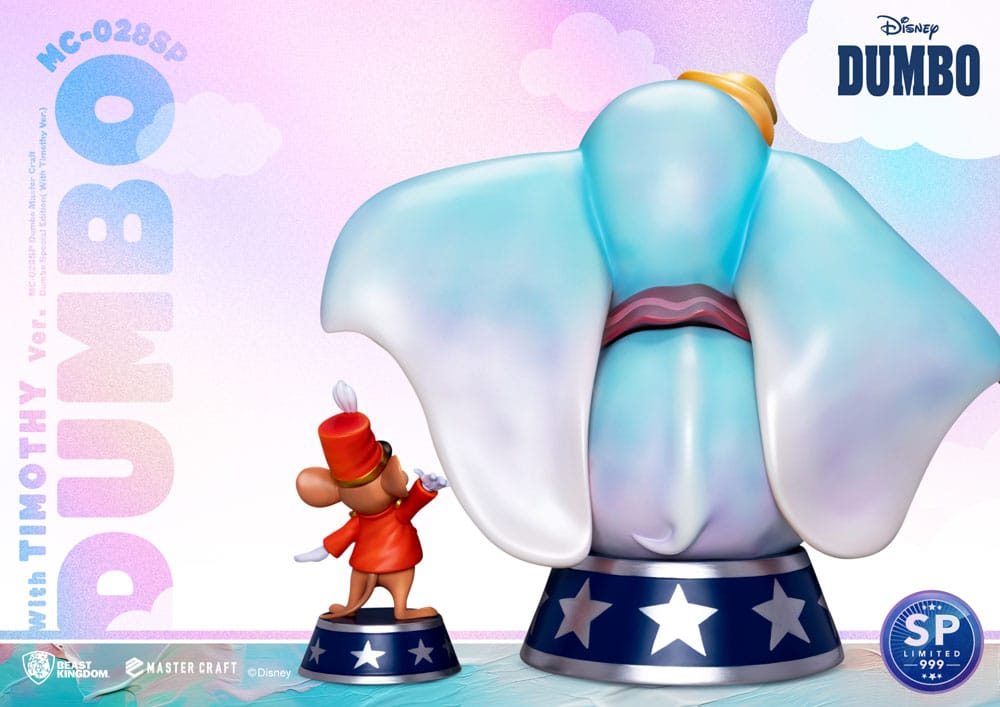 Beast Kingdom Dumbo Master Craft Statue Dumbo Special Edition (With Timothy Version) 32 cm