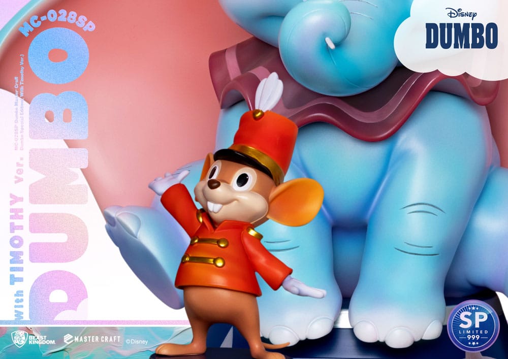 Beast Kingdom Dumbo Master Craft Statue Dumbo Special Edition (With Timothy Version) 32 cm