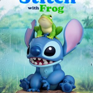 Beast Kingdom Disney 100th Master Craft Statue Stitch with Frog 34 cm
