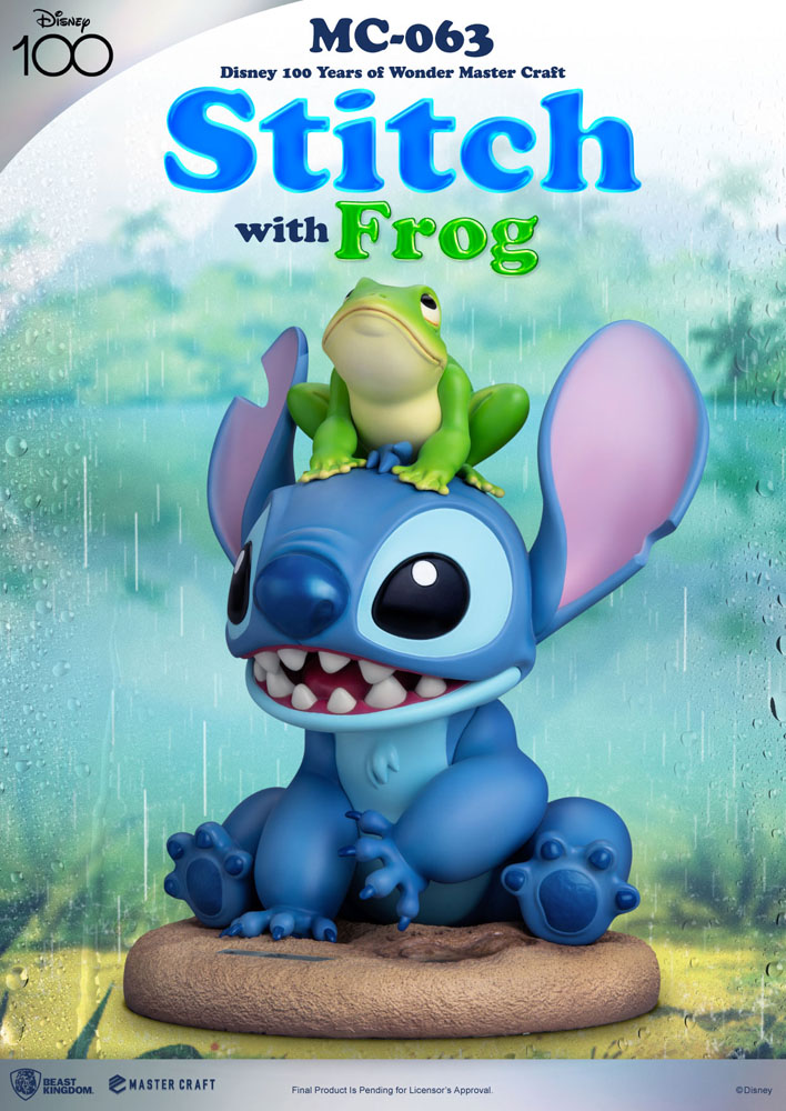 Beast Kingdom Disney 100th Master Craft Statue Stitch with Frog 34 cm Beast Kingdom Disney 100th Master Craft Statue Stitch with Frog 34 cm