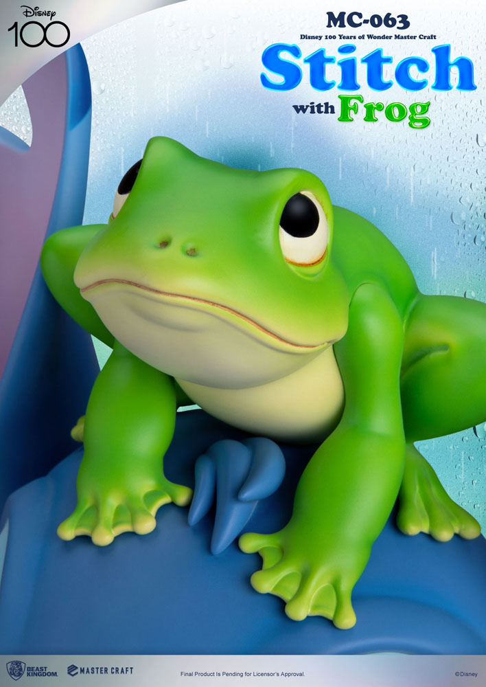 Beast Kingdom Disney 100th Master Craft Statue Stitch with Frog 34 cm Beast Kingdom Disney 100th Master Craft Statue Stitch with Frog 34 cm