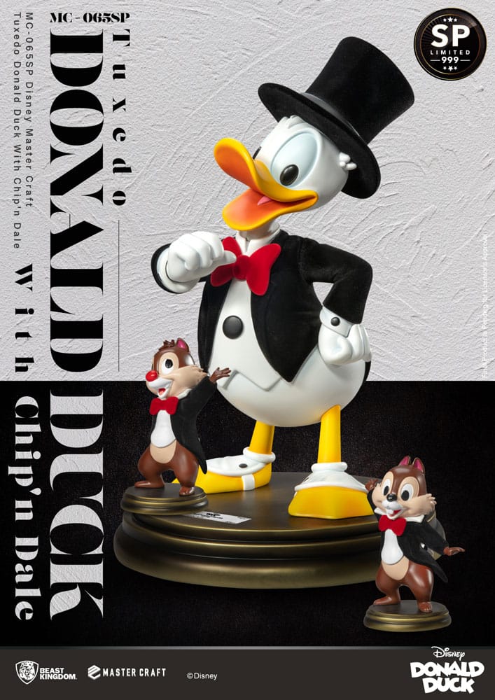 Beast Kingdom Disney 100th Master Craft Statue Tuxedo Donald Duck (Chip'n und Dale) 40 cm Beast Kingdom Disney 100th Master Craft Statue Tuxedo Donald Duck (Chip'n und Dale) 40 cm
