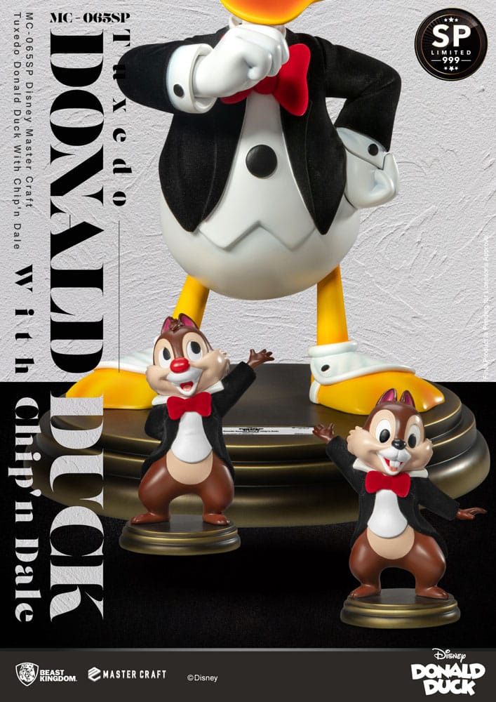 Beast Kingdom Disney 100th Master Craft Statue Tuxedo Donald Duck (Chip'n und Dale) 40 cm Beast Kingdom Disney 100th Master Craft Statue Tuxedo Donald Duck (Chip'n und Dale) 40 cm