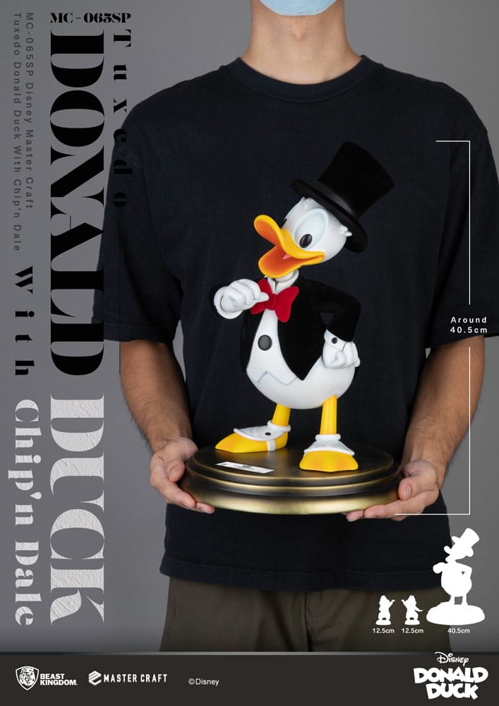 Beast Kingdom Disney 100th Master Craft Statue Tuxedo Donald Duck (Chip'n und Dale) 40 cm Beast Kingdom Disney 100th Master Craft Statue Tuxedo Donald Duck (Chip'n und Dale) 40 cm