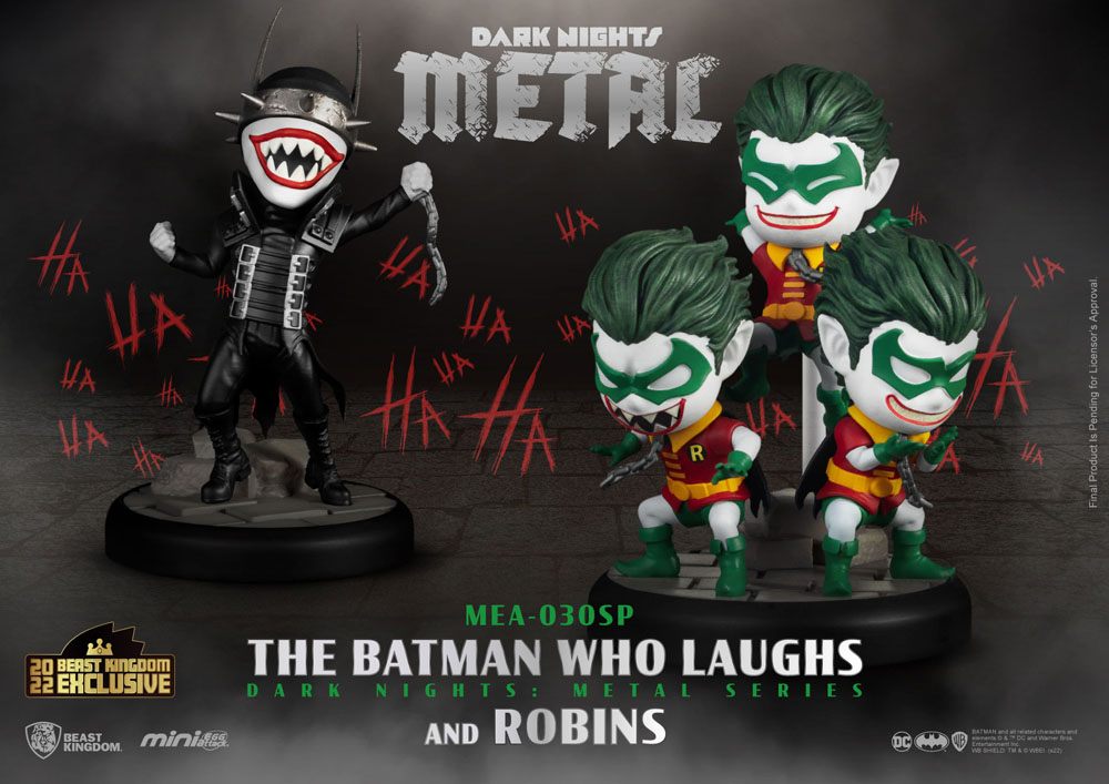 Beast Kingdom DC Comics Mini Egg Attack Figure 2-Pack Dark Nights: Metal The Batman Who Laughs & Robin Minions 8 cm Beast Kingdom DC Comics Mini Egg Attack Figure 2-Pack Dark Nights: Metal The Batman Who Laughs & Robin Minions 8 cm