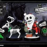 Beast Kingdom Nightmare Before Christmas Mini Egg Attack Figure 2-Pack Santa Jack & Skeleton Reindeer 8 cm