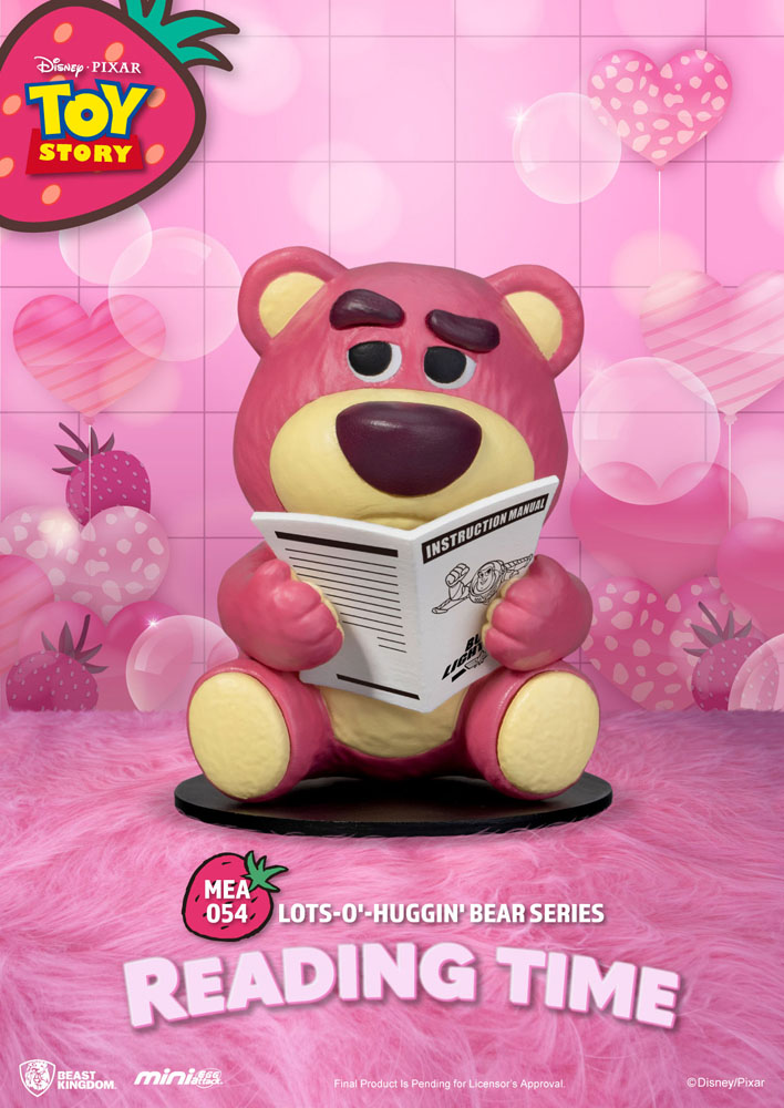Beast Kingdom Toy Story Mini Egg Attack Figure 8 cm Reading Time Lots-o'-Huggin' Bear Series Beast Kingdom Toy Story Mini Egg Attack Figure 8 cm Reading Time Lots-o'-Huggin' Bear Series