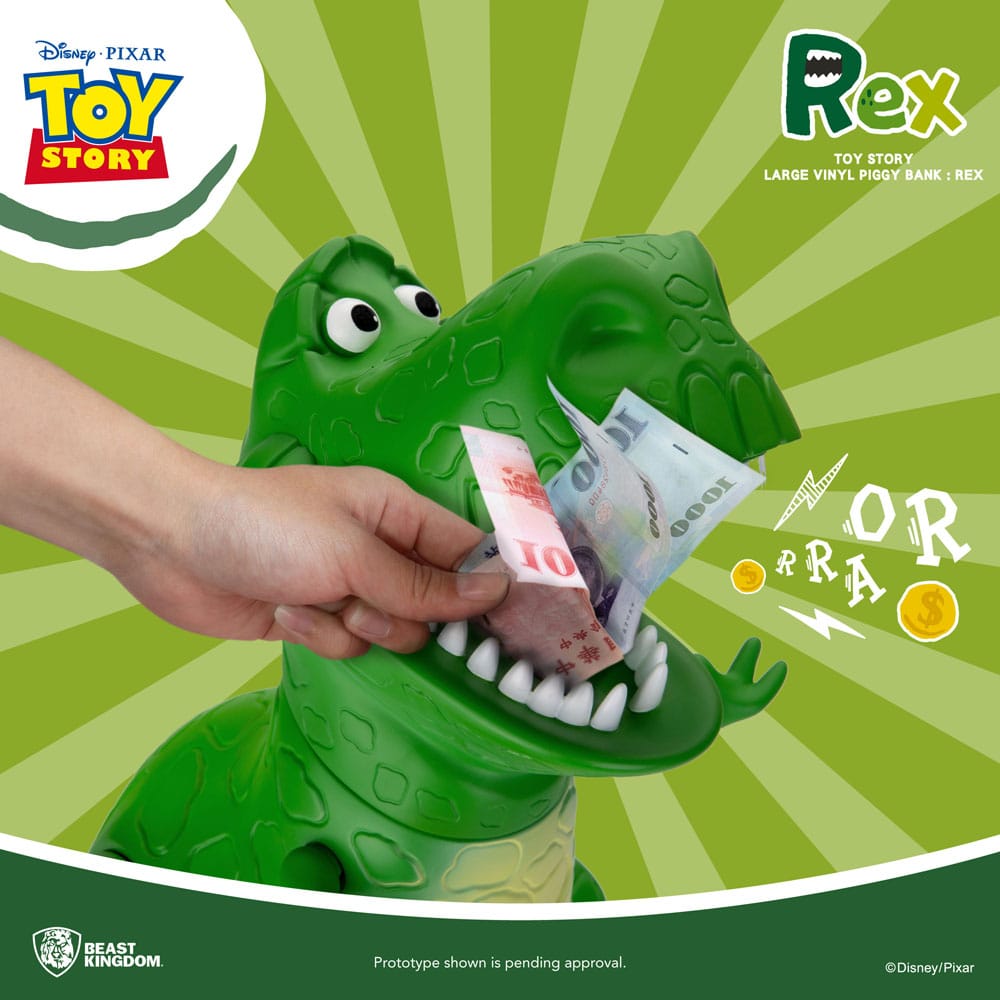 Beast Kingdom Toy Story Piggy Vinyl Bank Rex 46 cm Beast Kingdom Toy Story Piggy Vinyl Bank Rex 46 cm